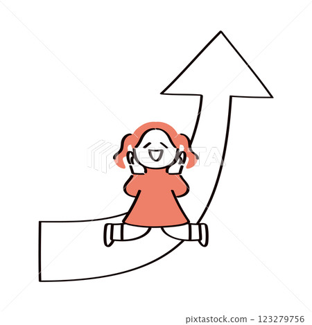 Illustration of a grown-up child Illustration of a grown-up child 123279756