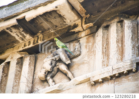 The imposing Temple of Hephaestus in the Ancient Agora of Athens 123280218