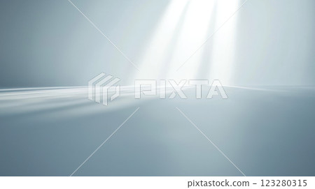 softly textured gray backdrop with subtle gradients, ideal for photography, featuring gentle light beams for elegant 123280315