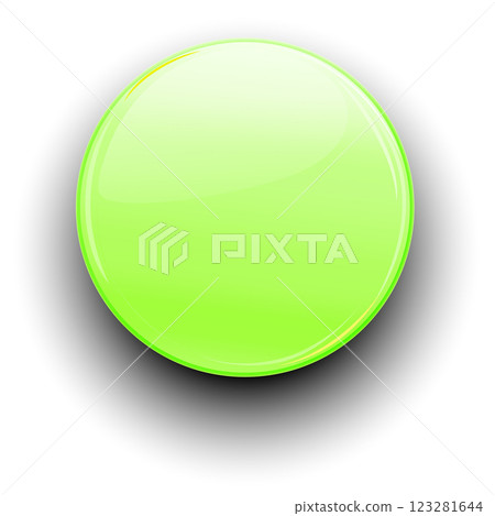 Glossy Green Button Icon Design Glossy Green Button Icon Design 123281644