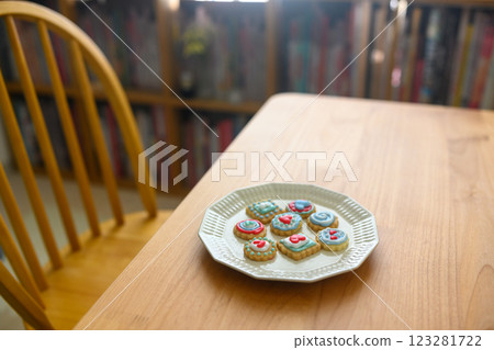 自製糖霜餅乾 123281722