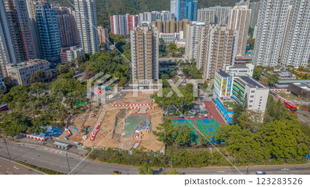 Jan 30 2025 Tai Po Apartment Modern Urban Living Residential Hong Kong Jan 30 2025 Tai Po Apartment Modern Urban Living Residential Hong Kong 123283526