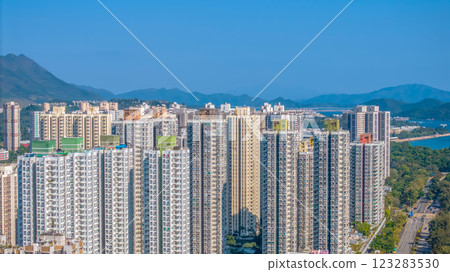 Jan 30 2025 Tai Po Apartment Modern Urban Living Residential Hong Kong Jan 30 2025 Tai Po Apartment Modern Urban Living Residential Hong Kong 123283530