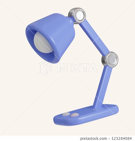 lamp icons. minimal 3D Illustration School Education. 123284084