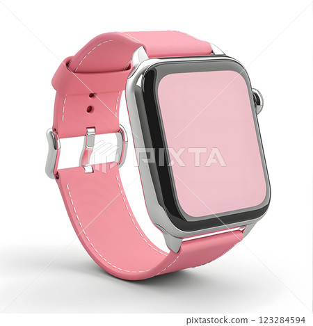 Search smartwatch pink strap, square display, advanced connectivity 123284594