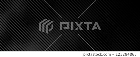 Black oblique straight line background. Dynamic dark linear abstract wallpaper. Luxury stripe gradient texture. Grey diagonal line backdrop for flyer, banner, poster, cover, presentation. Vector Black oblique straight line background. Dynamic dark linear abstract wallpaper. Luxury stripe gradient texture. Grey diagonal line backdrop for flyer, banner, poster, cover, presentation. Vector 123284865