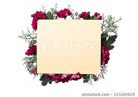 PNG, March 8. Frame of flowers, with space for text, isolated on white background. PNG, March 8. Frame of flowers, with space for text, isolated on white background. 123285029