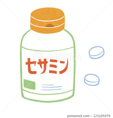 芝麻素補充劑 芝麻素補充劑 123285079