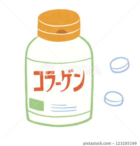 Collagen supplements Collagen supplements 123285199