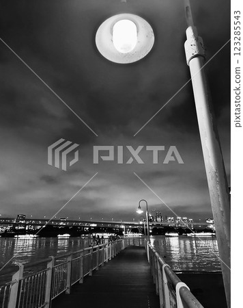 "Lights and Houseboats" at Odaiba Seaside Park "Lights and Houseboats" at Odaiba Seaside Park 123285543