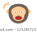 驚訝的猴子 123285725