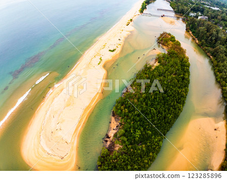 Summer seascape beautiful waves,Tropical sea water in sunny day, Top view from drone camera,Amazing ocean colorful nature background, Beautiful bright sea waves splashing on beach sand Summer seascape beautiful waves,Tropical sea water in sunny day, Top view from drone camera,Amazing ocean colorful nature background, Beautiful bright sea waves splashing on beach sand 123285896