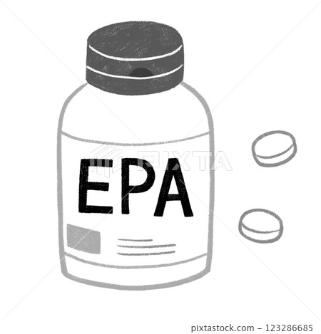 EPA supplements black and white 123286685