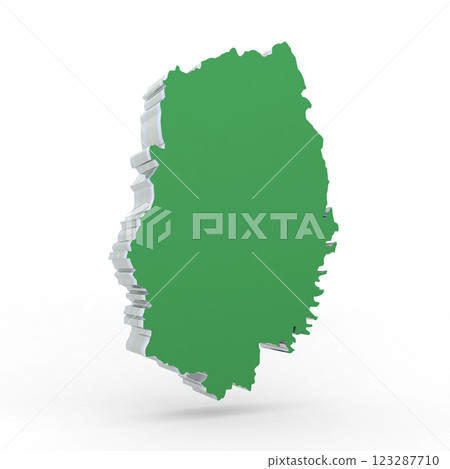 Iwate Prefecture (green: 25 degrees left) 123287710