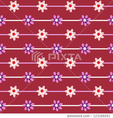 花 obidome 圖案圖案_紅色 123288261