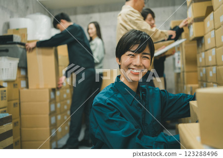 電子商務物流 123288496