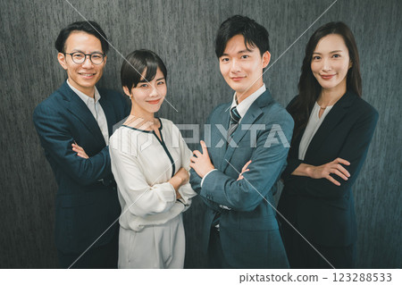 優秀的商業團隊 123288533