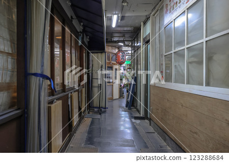 Narrow Corridor in a Traditional Japanese Market Setting Kichijo ji Dec 4 2024 Narrow Corridor in a Traditional Japanese Market Setting Kichijo ji Dec 4 2024 123288684