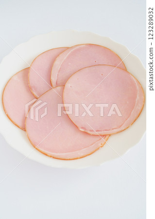 腰肉火腿片 123289032