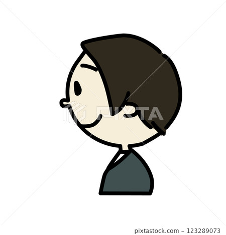 A person's profile 123289073