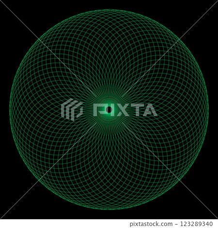 Abstract circles overlap Abstract circles overlap 123289340