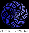 Abstract circles overlap 123289342