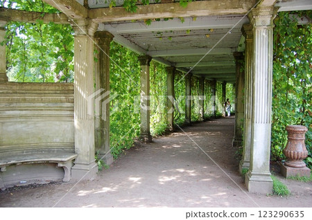 Enchanted Garden Pergola A Passage Through Time 123290635