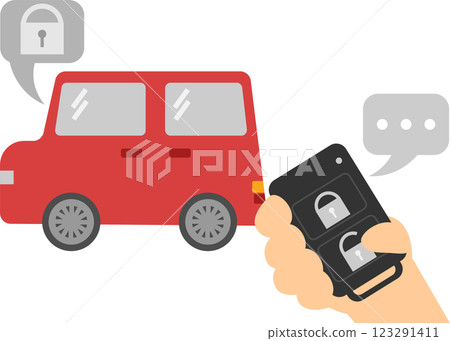 由於電池沒電，車鑰匙無法打開車門的圖片 123291411
