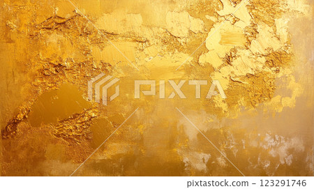 Luminous gold painting with textured surfaces and subtle gradients, creating a rich and abstract visual experience. Luminous gold painting with textured surfaces and subtle gradients, creating a rich and abstract visual experience. 123291746