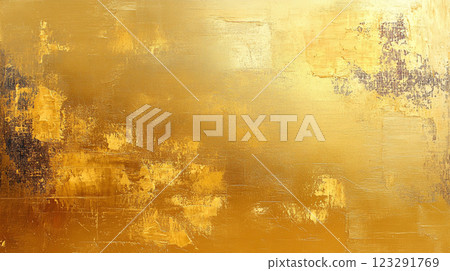 A golden abstract with textured patterns and radiant light. Rich color gradients create a shimmering visual effect for artful displays. 123291769