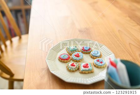 Homemade icing cookies Homemade icing cookies 123291915