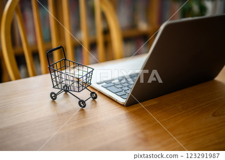 Cart and PC 123291987