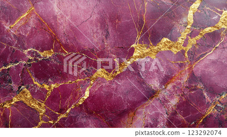Abstract Purple Marble Texture with Gold Veins: A captivating blend of colors and patterns creating a luxurious and unique surface finish. Abstract Purple Marble Texture with Gold Veins: A captivating blend of colors and patterns creating a luxurious and unique surface finish. 123292074
