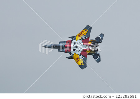日本航空自衛隊松島空軍基地飛行節F15J鷹式戰鬥機 123292681