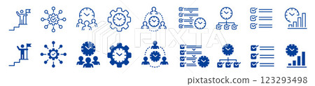 Productivity Icons 123293498