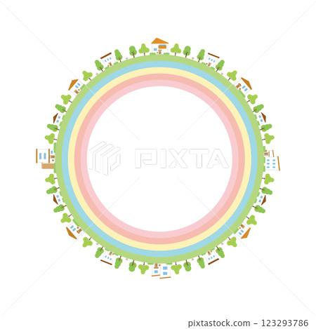 Background material-Housing 2025-17 Vector 123293786