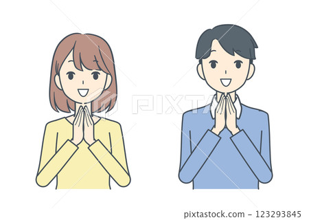 男人和女人牽著手 男人和女人牽著手 123293845