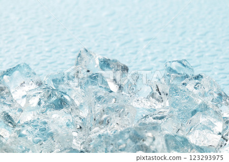 Ice image glass ice 123293975