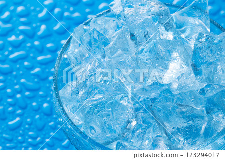 Ice image glass ice 123294017