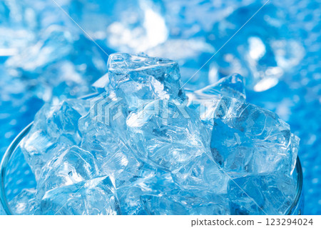 冰圖像玻璃冰 123294024