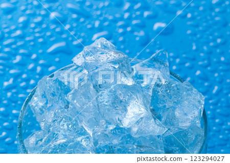 Ice image glass ice 123294027