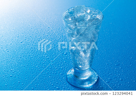 冰圖像玻璃冰 123294041