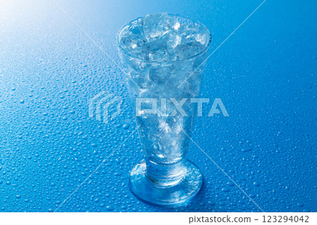 Ice image glass ice 123294042