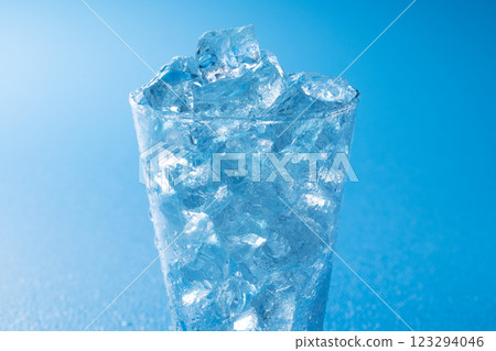 冰圖像玻璃冰 123294046