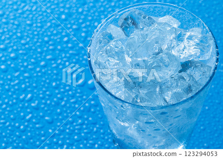 冰圖像玻璃冰 123294053