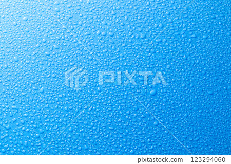 水滴圖像藍色背景 水滴圖像藍色背景 123294060