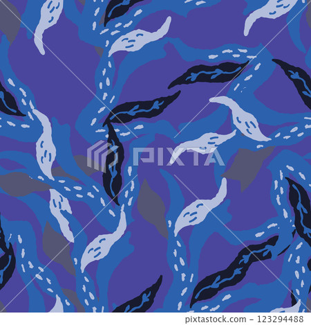 abstract blue and black organic shapes pattern dynamic waves, aquatic design contemporary textile background abstract blue and black organic shapes pattern dynamic waves, aquatic design contemporary textile background 123294488
