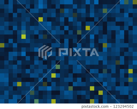 abstract digital pixel pattern with blue and yellow mosaic design, square geometric texture abstract digital pixel pattern with blue and yellow mosaic design, square geometric texture 123294502