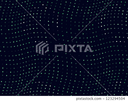 abstract green dotted pattern on dark background, wavy design with digital artistic feel abstract green dotted pattern on dark background, wavy design with digital artistic feel 123294504