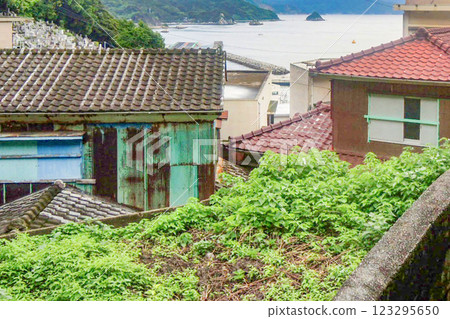 Alley in Hodoshima, Tsukumi City Alley in Hodoshima, Tsukumi City 123295650